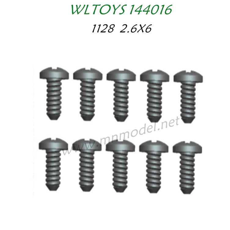 WLTOYS 144016 Parts 1128 Round head with self tapping screws