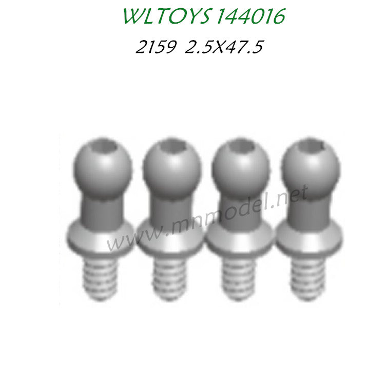 WLTOYS 144016 Parts 2996 Ball Head 4.95x12.5