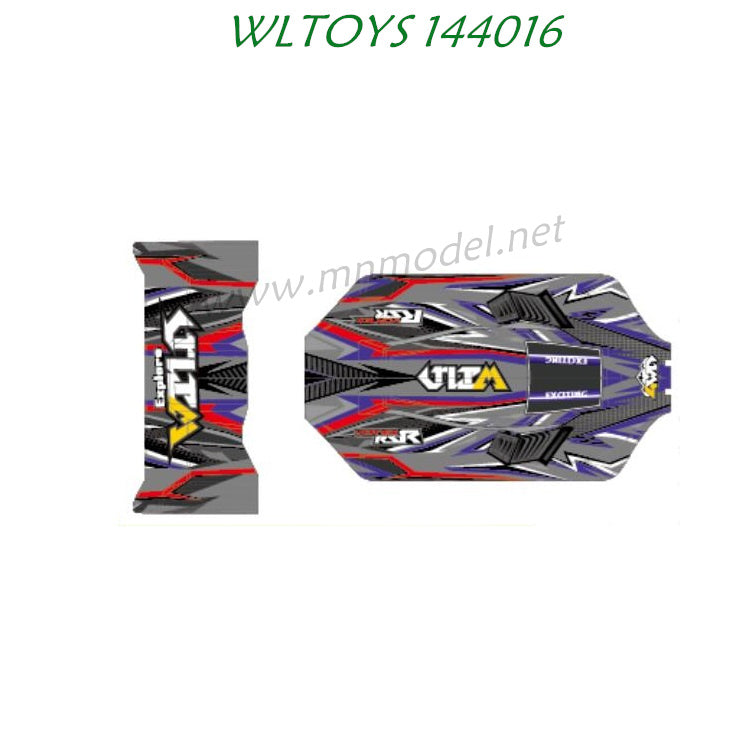 WLTOYS 144016 Parts 2997 Car Shell kit