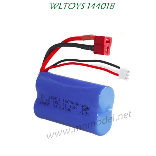 Wltoys 144018 Parts Li-ion Battery 7.4V 1500mAh T-Plug 0213