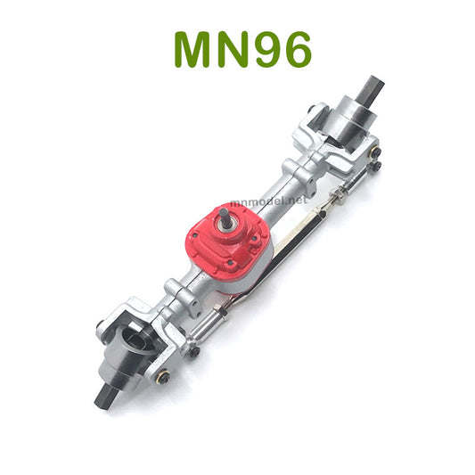 Upgrade parts of MN MODEL MN96 RC Car Metal Front Axle Assembly silver