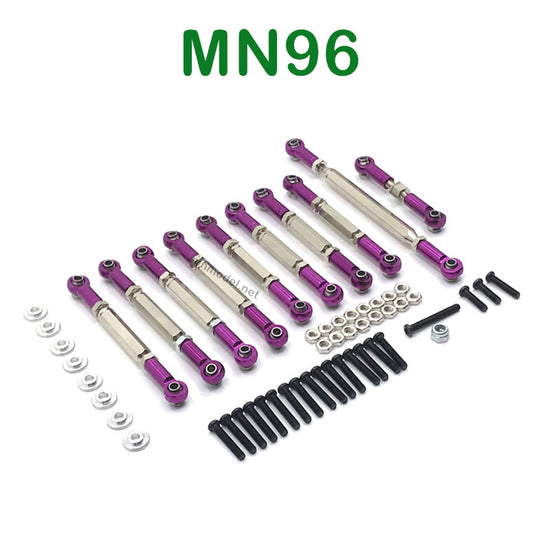Upgrade parts of MN MODEL MN96 RC Car Connect Rods purple