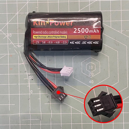 3-MN MODEL MN82S long-life lithium battery 7.4V2500 mAh SM-3P interface -1
