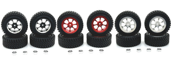 MN MODEL MN86 RC Car Upgrade parts Metal Hub and Tires