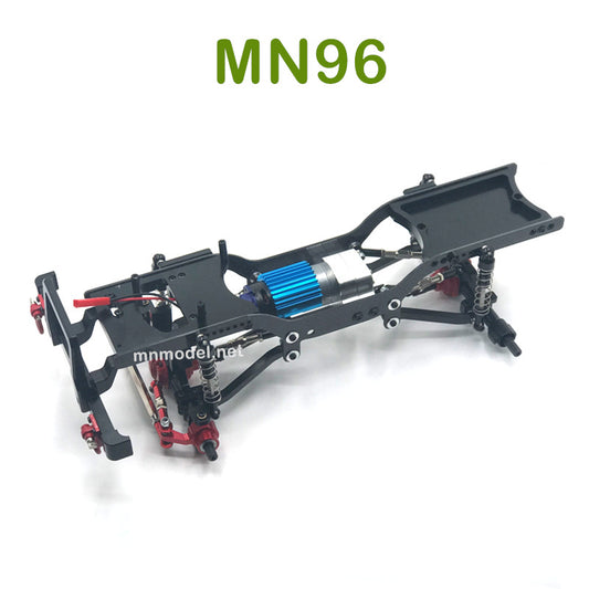 Upgrade parts of MN MODEL MN96 RC Car Metal Car Body Kit black