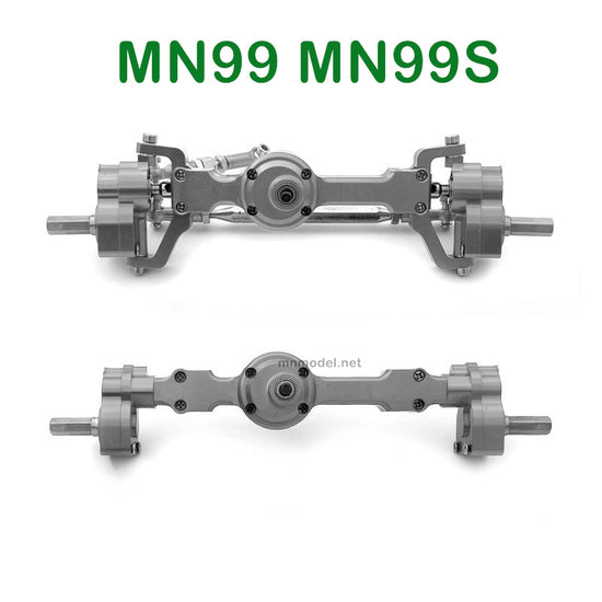 Upgrades Parts of MN MODEL MN99 MN99S RC Car Front and Rear Axle Assembly titanium
