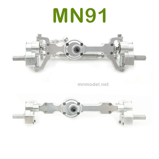 Upgrade parts For MN MODEL MN91 RC Racing Car Front and Rear Axle Assembly silver